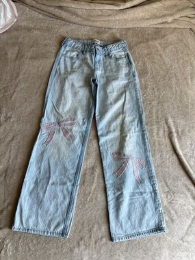 Girl jeans low rise baggy 9/10 LONG